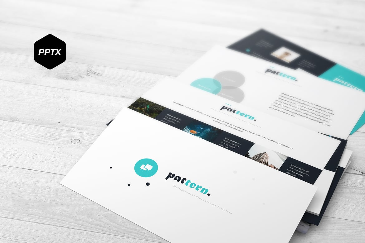 Template Powerpoint Pattern - Solusi Presentasi Kreatif Anda