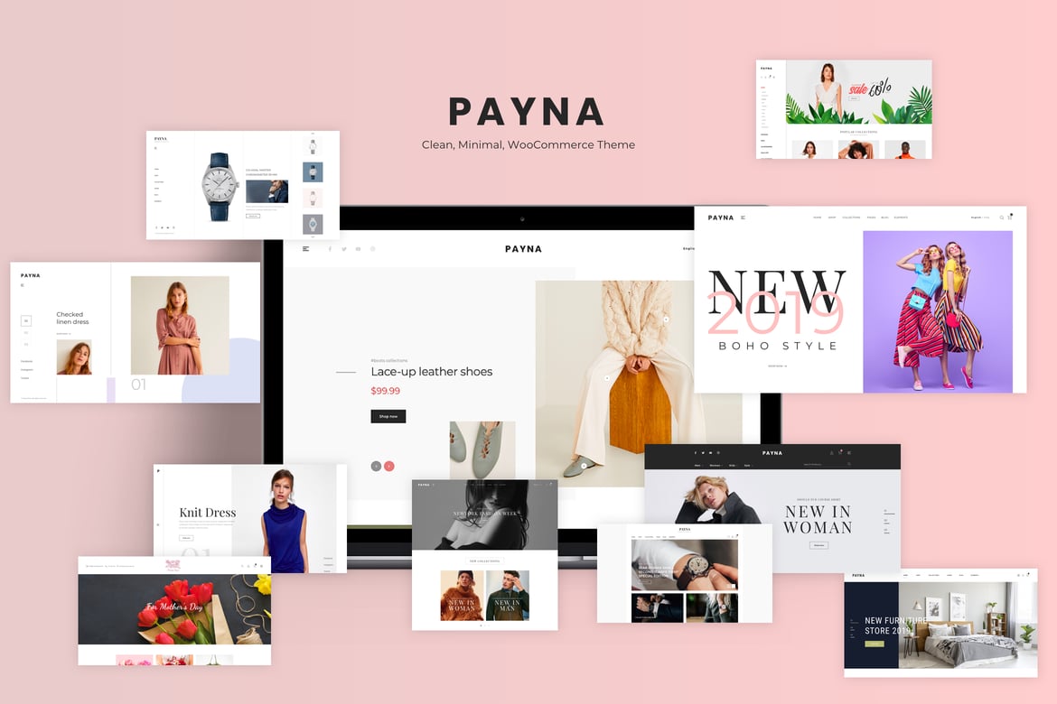 Payna - Tema WooCommerce Bersih dan Minimalis untuk Website Impian Anda