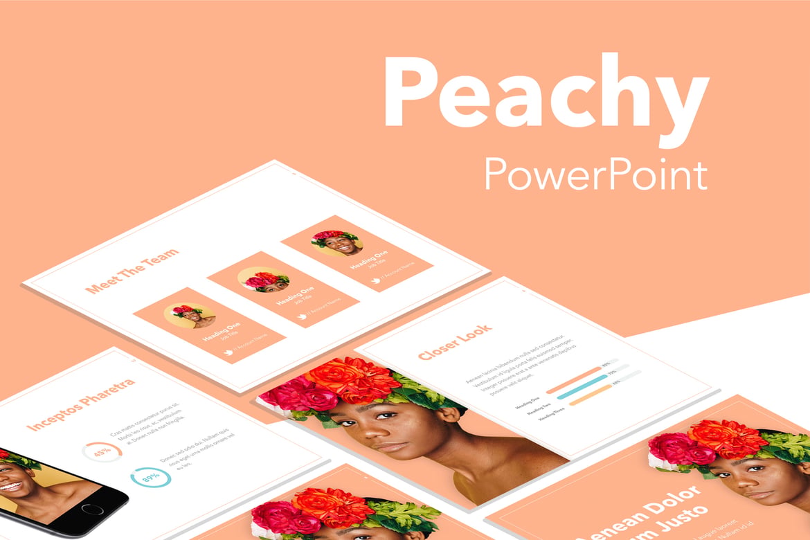 Template PowerPoint Peachy yang Menarik dan Profesional