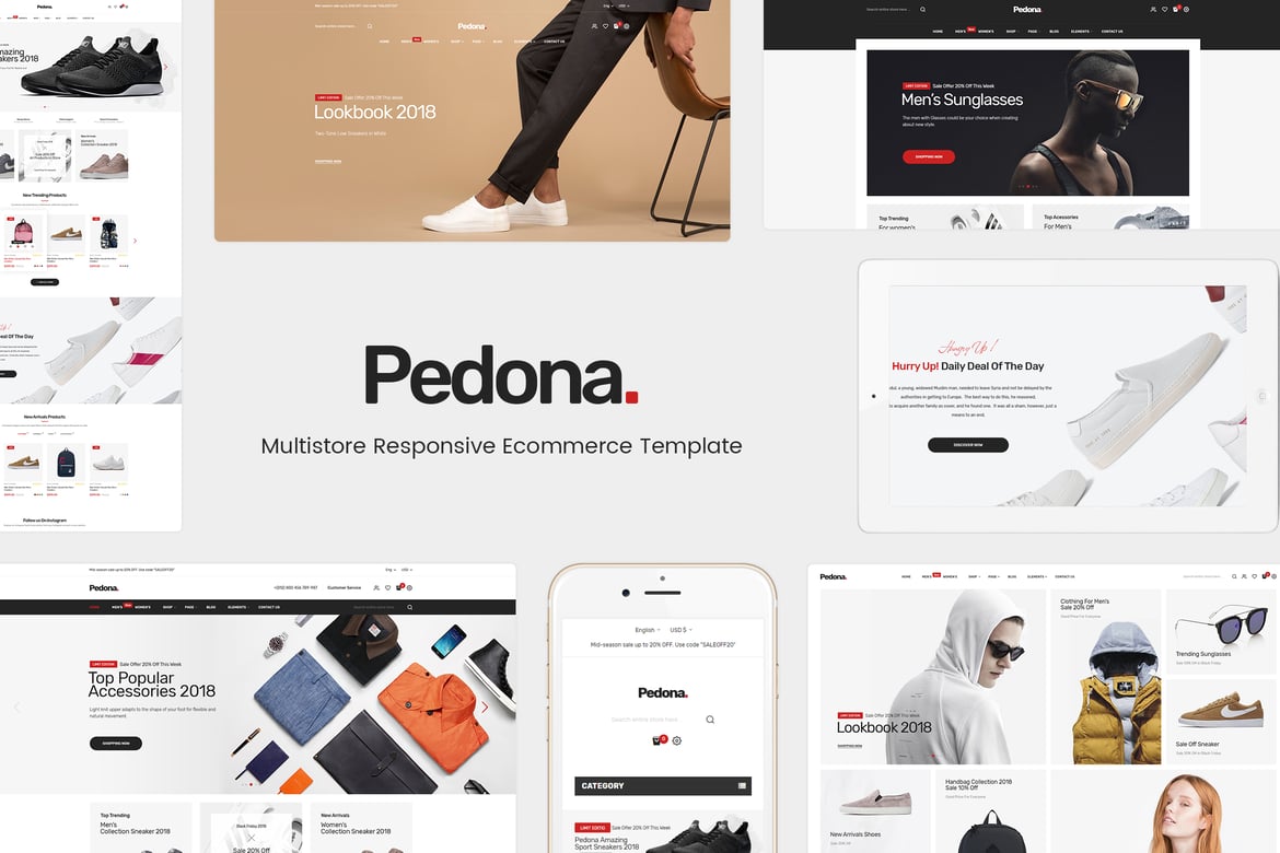 Pedona - Tema WordPress Fashion & Olahraga yang Modern dan Responsif