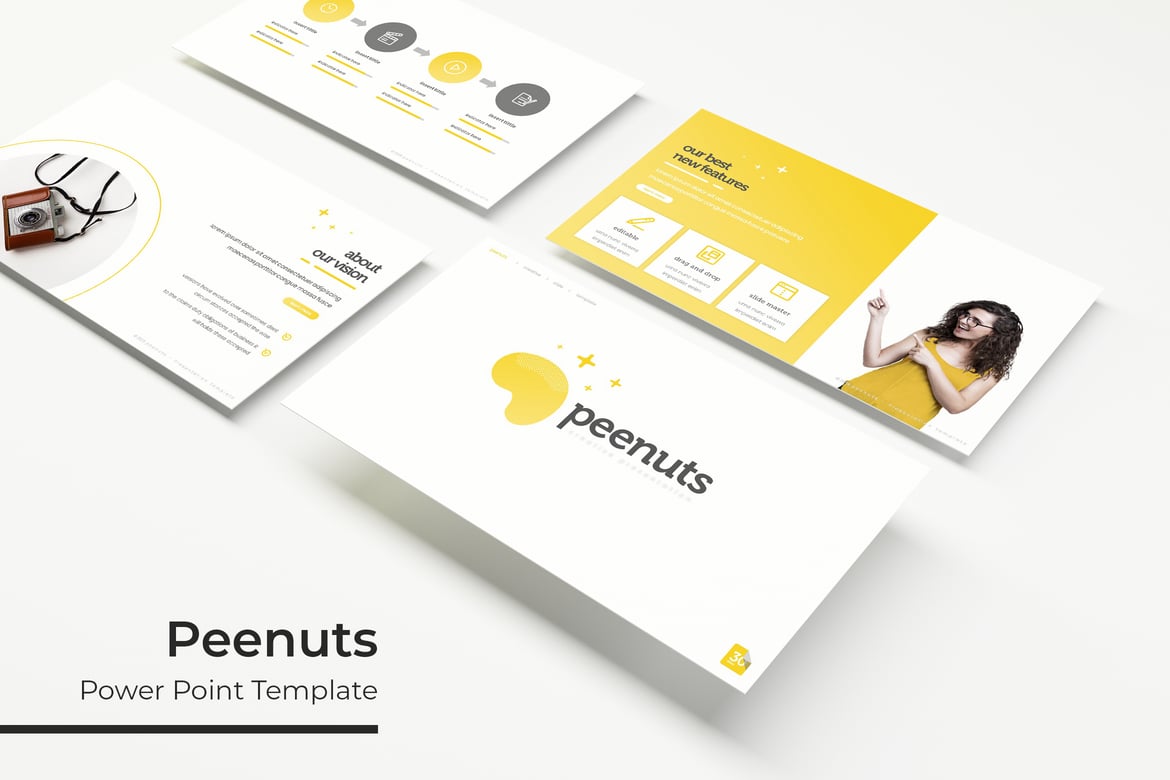 Template Powerpoint Peenuts - Presentasi Menarik dan Profesional