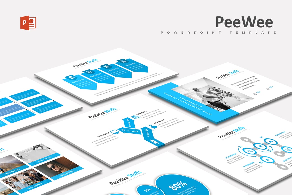 Peewee - Template Powerpoint Serbaguna
