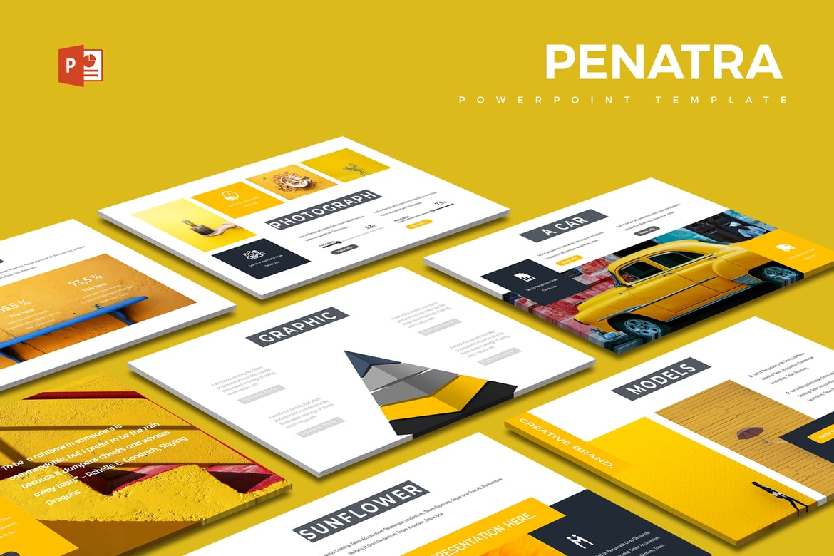 Template Presentasi Powerpoint Penatra - Solusi Kreatif untuk Semua Kebutuhan Anda