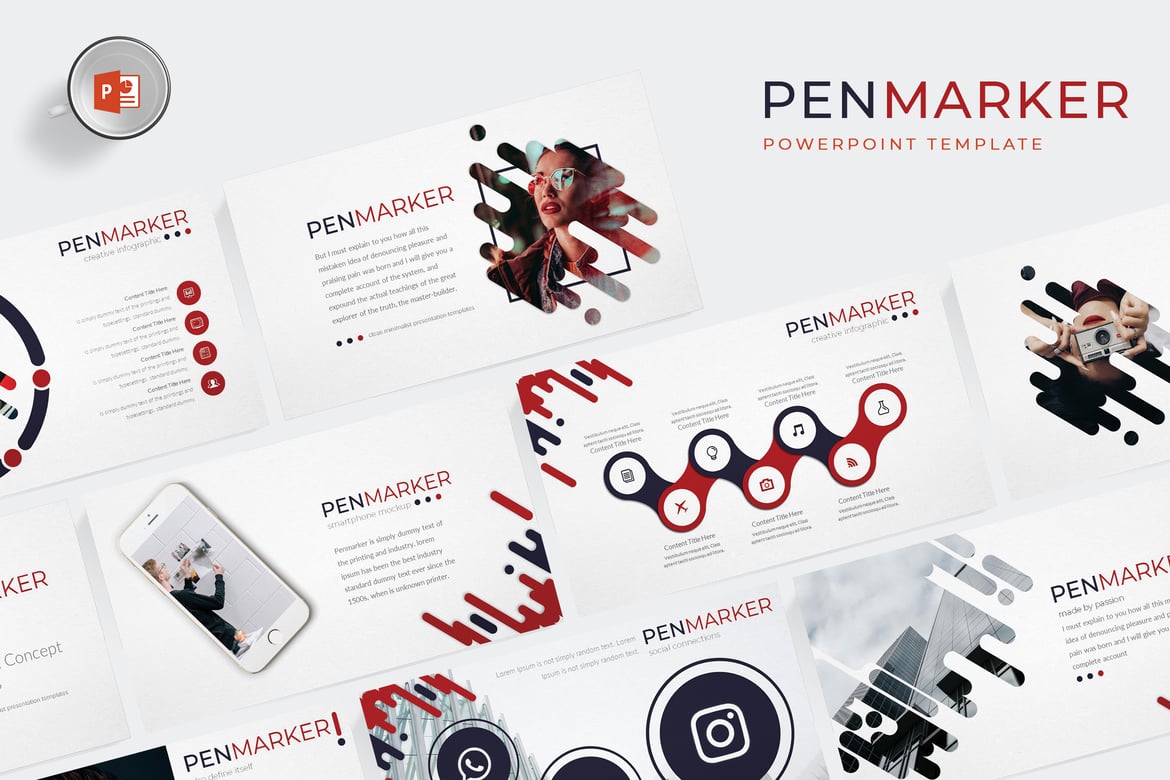 Template PPT Penmarker - Solusi Presentasi Menarik dan Profesional