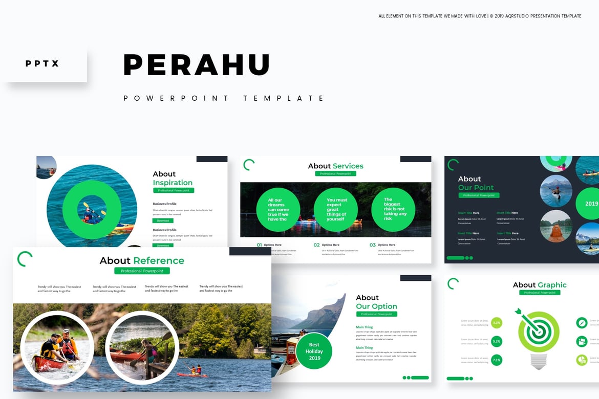 Perahu - Template PowerPoint Serbaguna untuk Presentasi Menarik