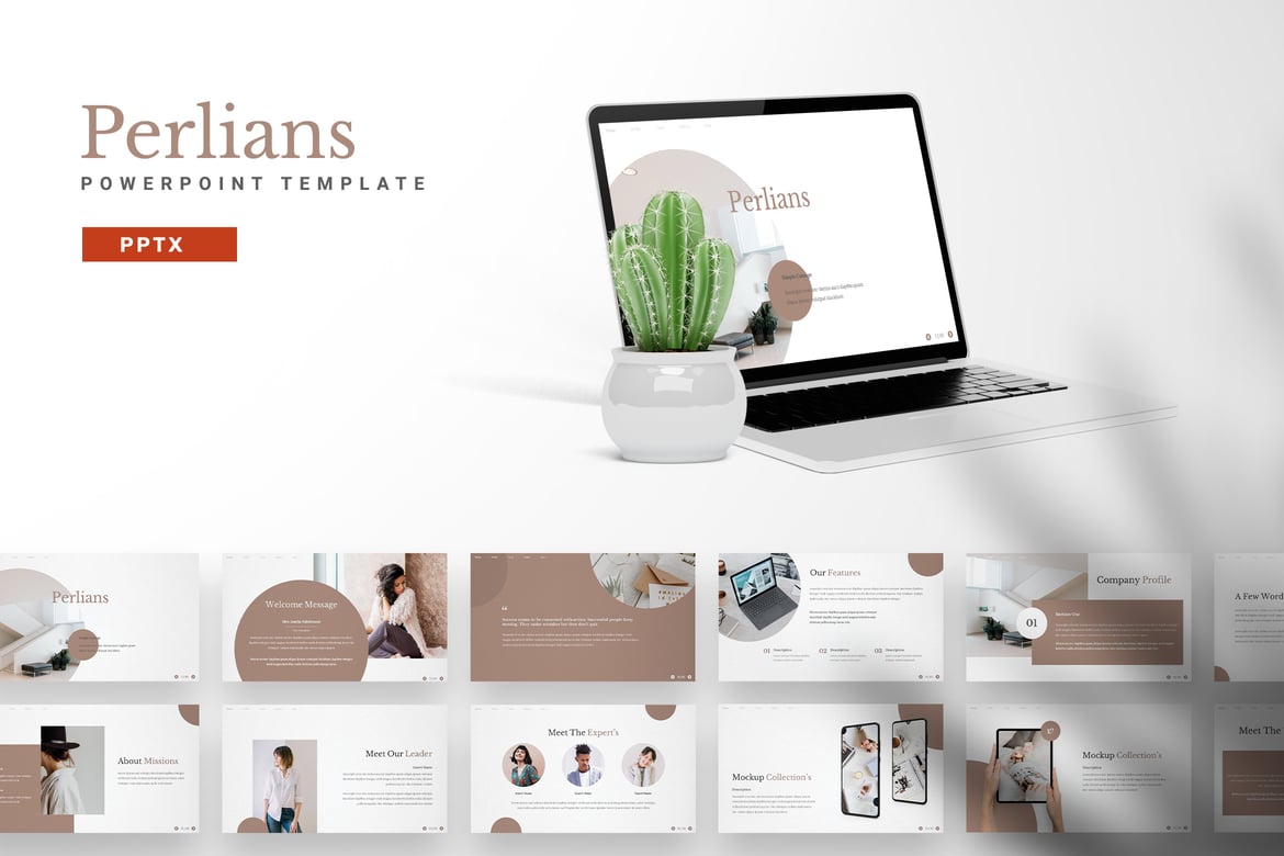 Template Presentasi PowerPoint Perlians - Solusi Kreatif untuk Semua Kebutuhan Anda