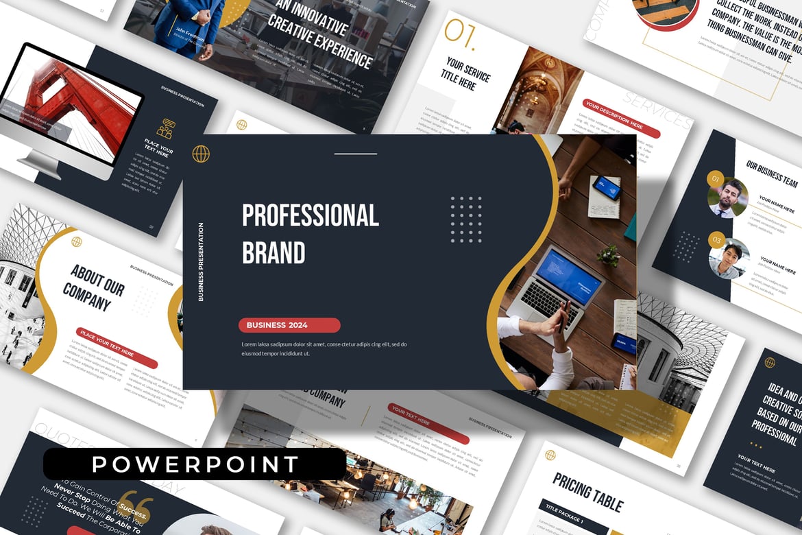 Template Presentasi Bisnis Serbaguna - Personal Brand