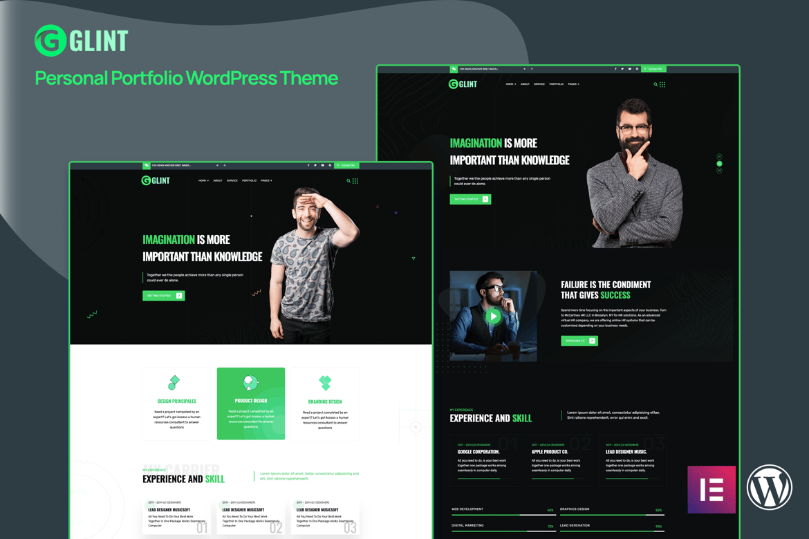 Tema WordPress Portofolio Pribadi yang Menarik dan Kreatif