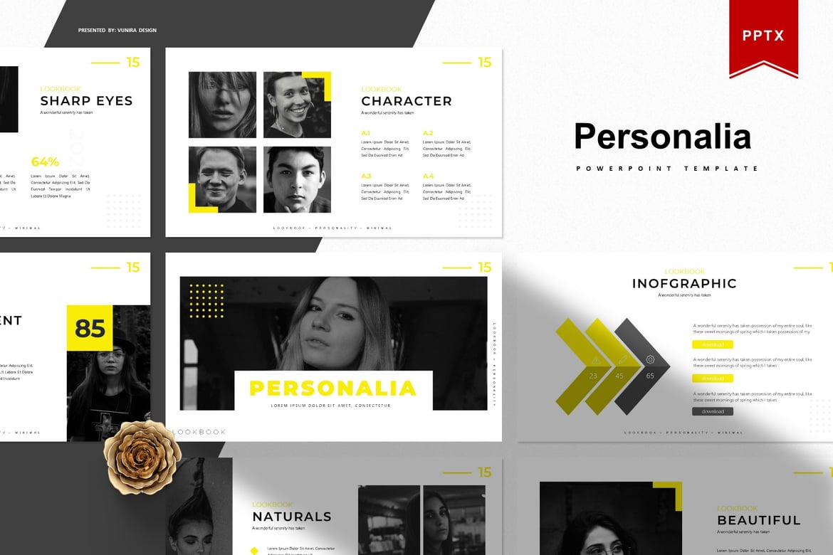 Personalia | Template PowerPoint Profesional dan Menarik