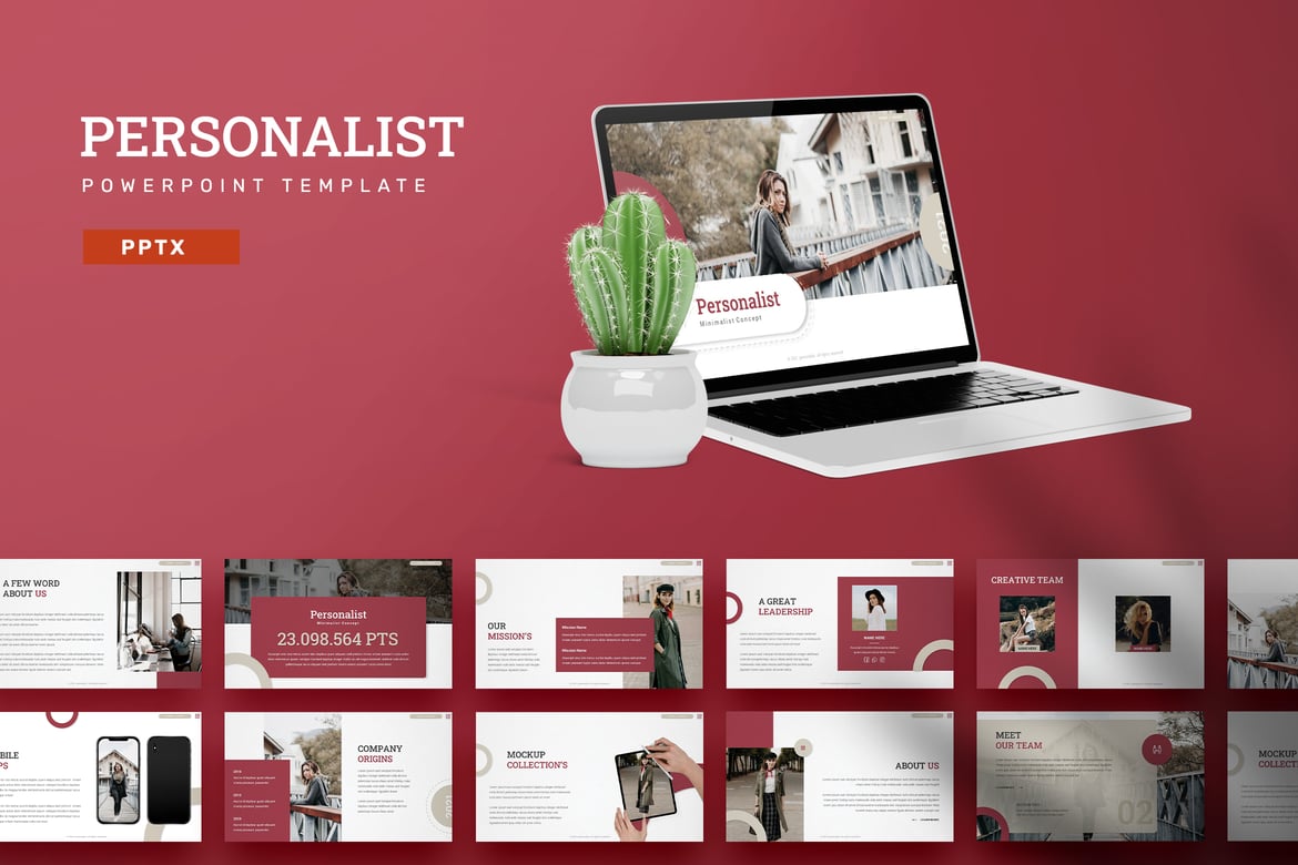 Template Powerpoint Personalist - Solusi Presentasi Profesional Anda