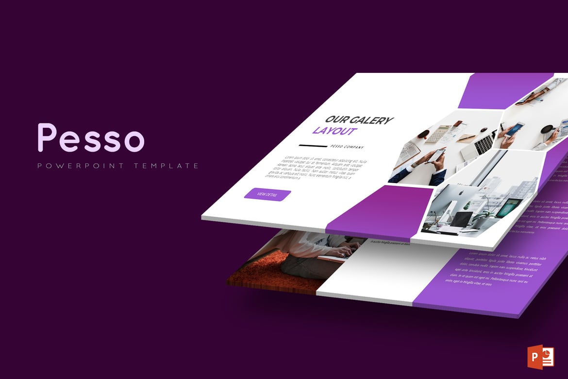 Pesso - Template PowerPoint Serbaguna untuk Presentasi Anda