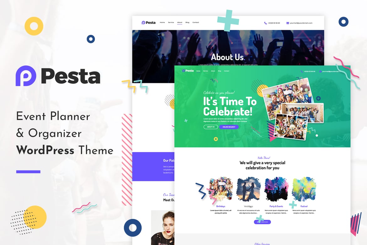Pesta: Tema WordPress Profesional untuk Perencana dan Penyelenggara Acara