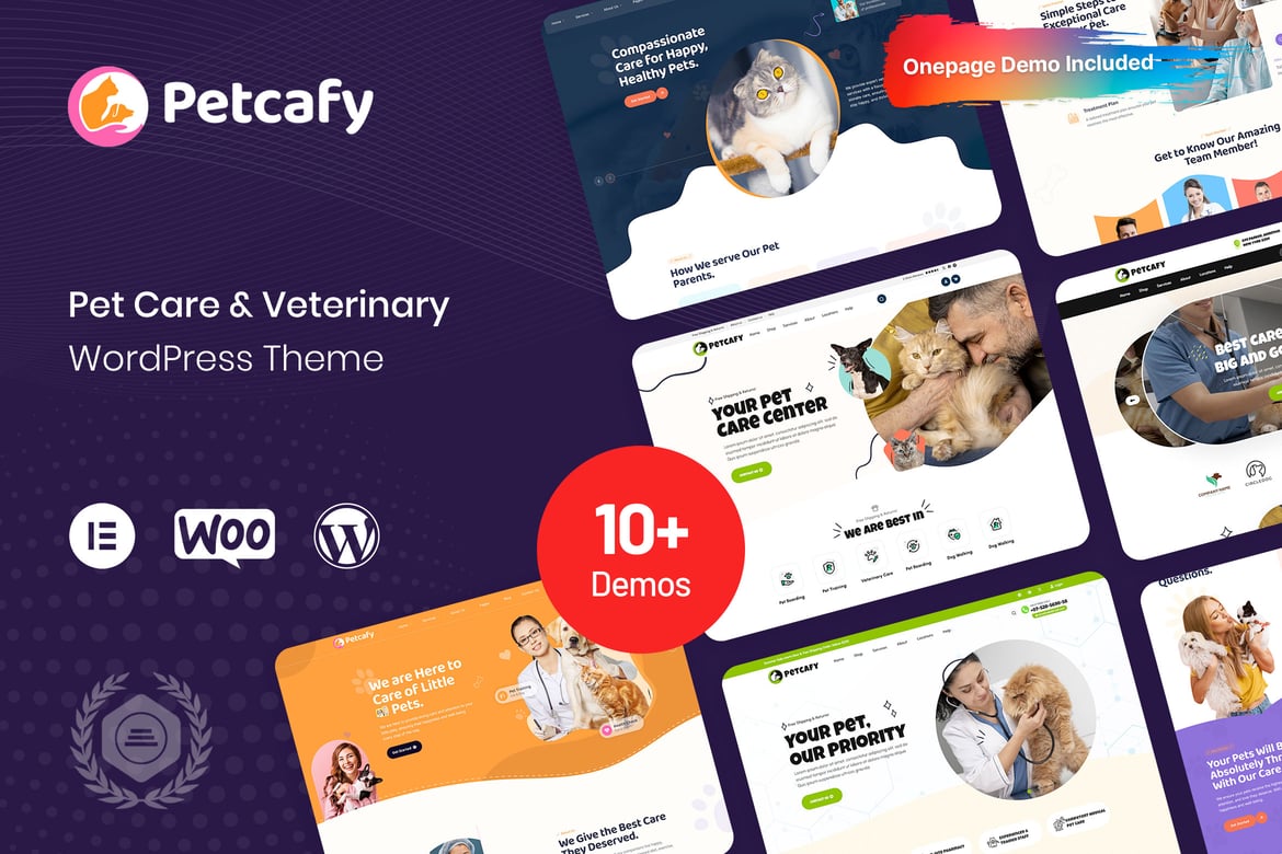 Petcafy - Tema WordPress Terbaik untuk Perawatan dan Toko Hewan Peliharaan