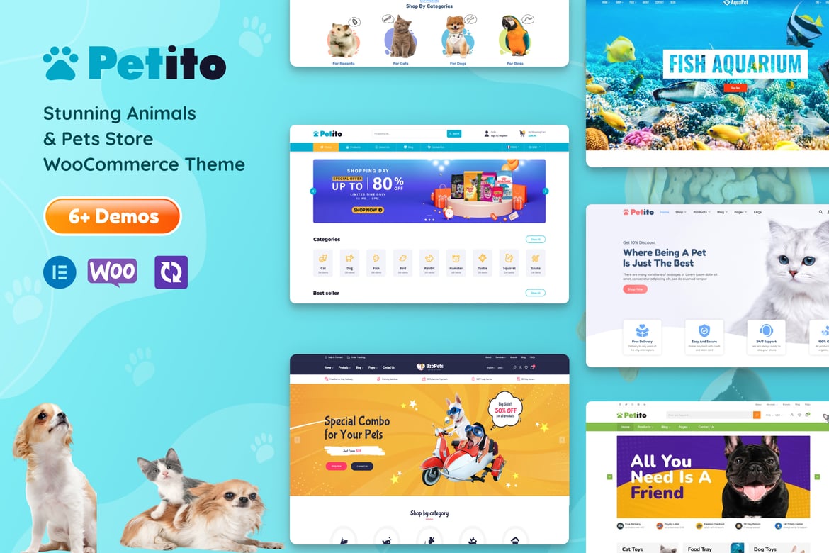 Petito - Tema WordPress Toko Hewan dan Peliharaan yang Menawan