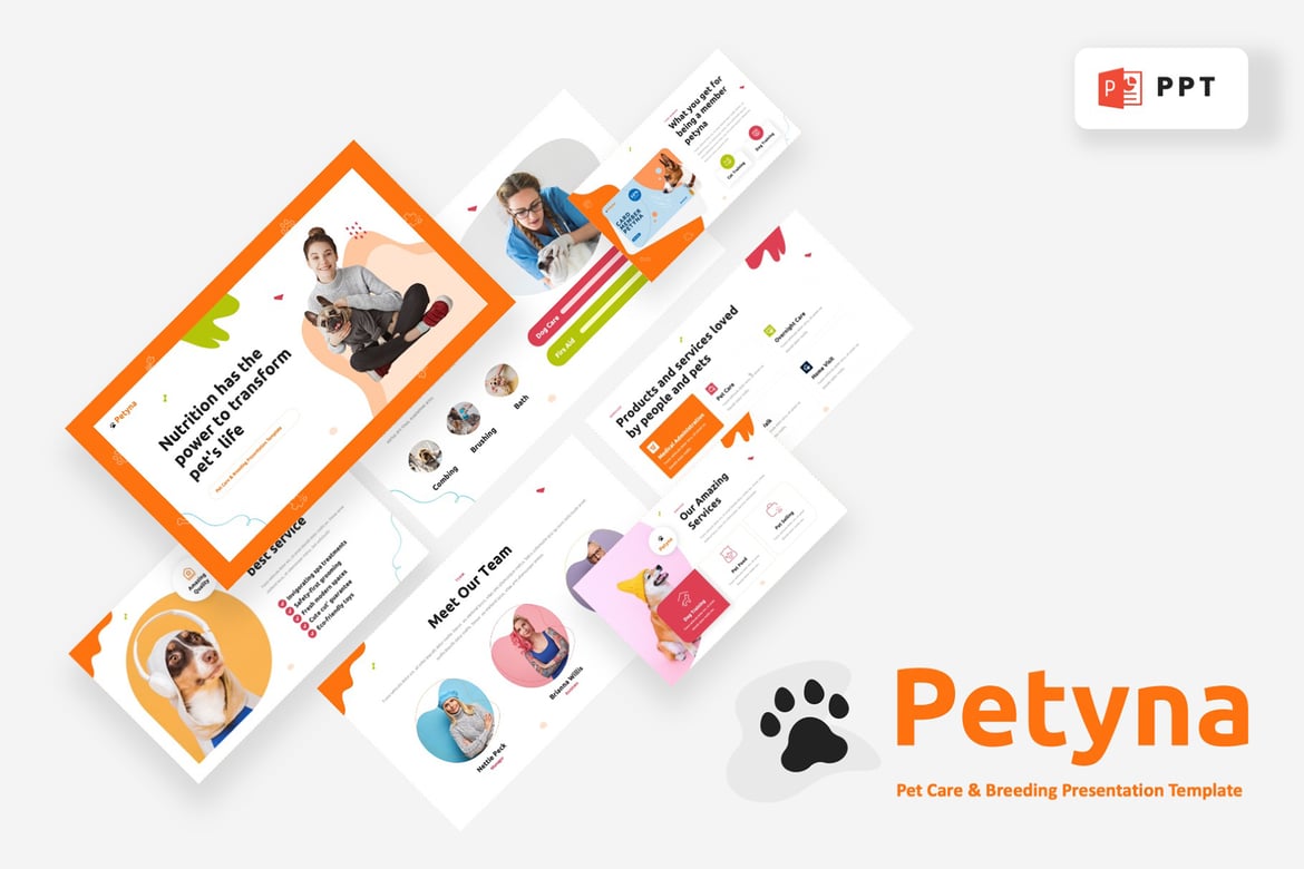 Template Presentasi Powerpoint PETYNA - Solusi Cerdas untuk Perawatan dan Pembiakan Hewan Peliharaan
