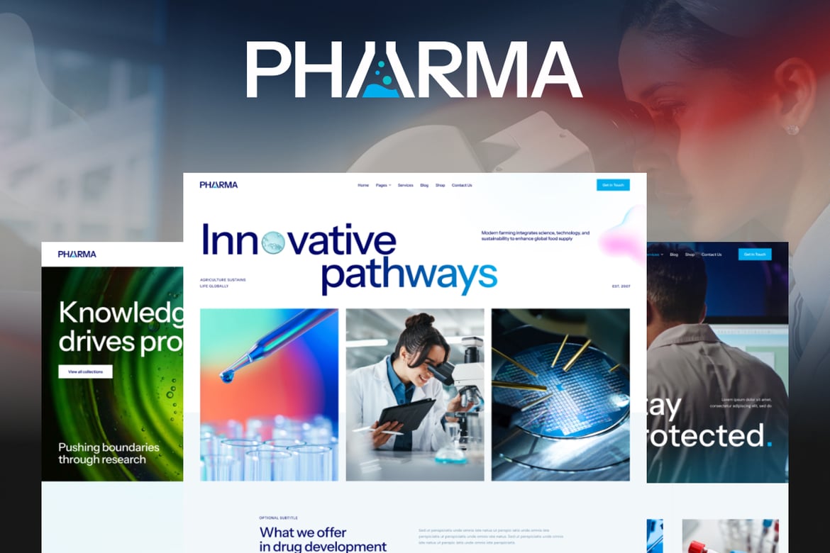 Tema WordPress Pharma: Solusi Modern untuk Proyek Kesehatan dan Sains