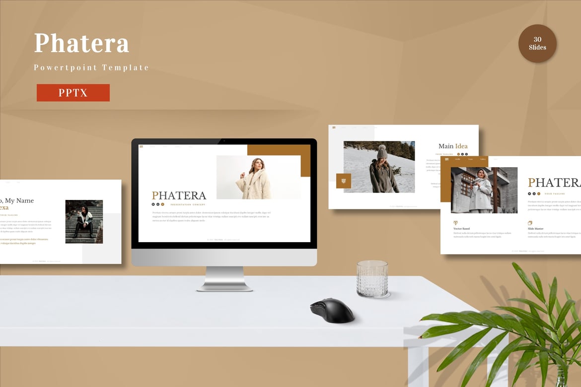 Phatera - Template Powerpoint Serbaguna untuk Presentasi Anda