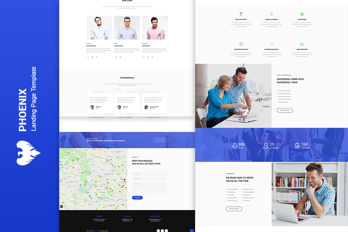 Phoenix - Template Website Layanan yang Menarik dan Responsif