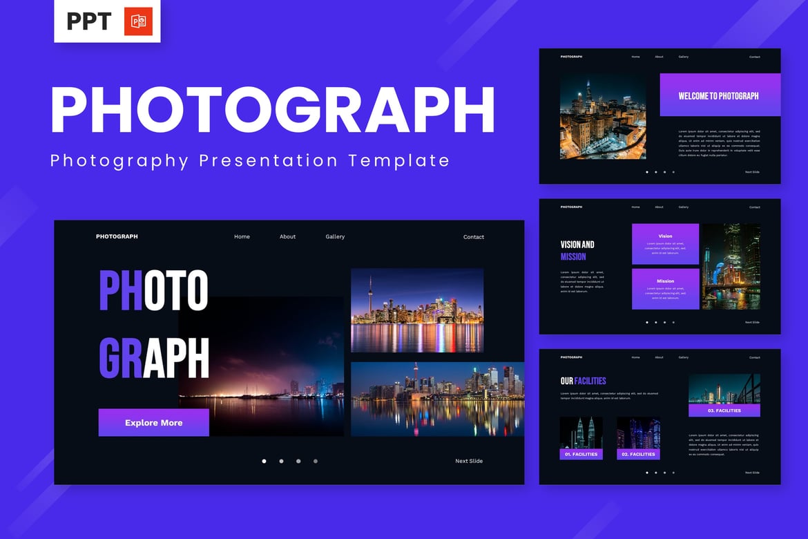 Template Powerpoint Fotografi yang Menarik dan Profesional
