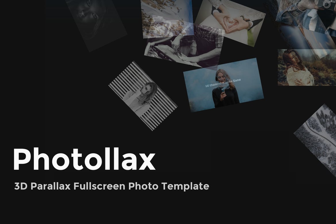 Photollax - Template Website Fotografi 3D Kreatif yang Menawan