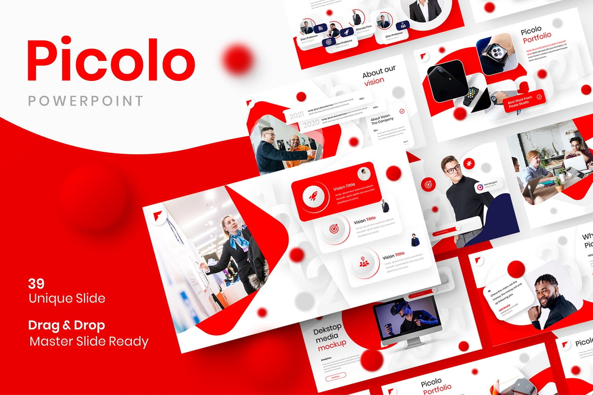 Template PowerPoint Picolo – Solusi Presentasi Bisnis yang Menarik