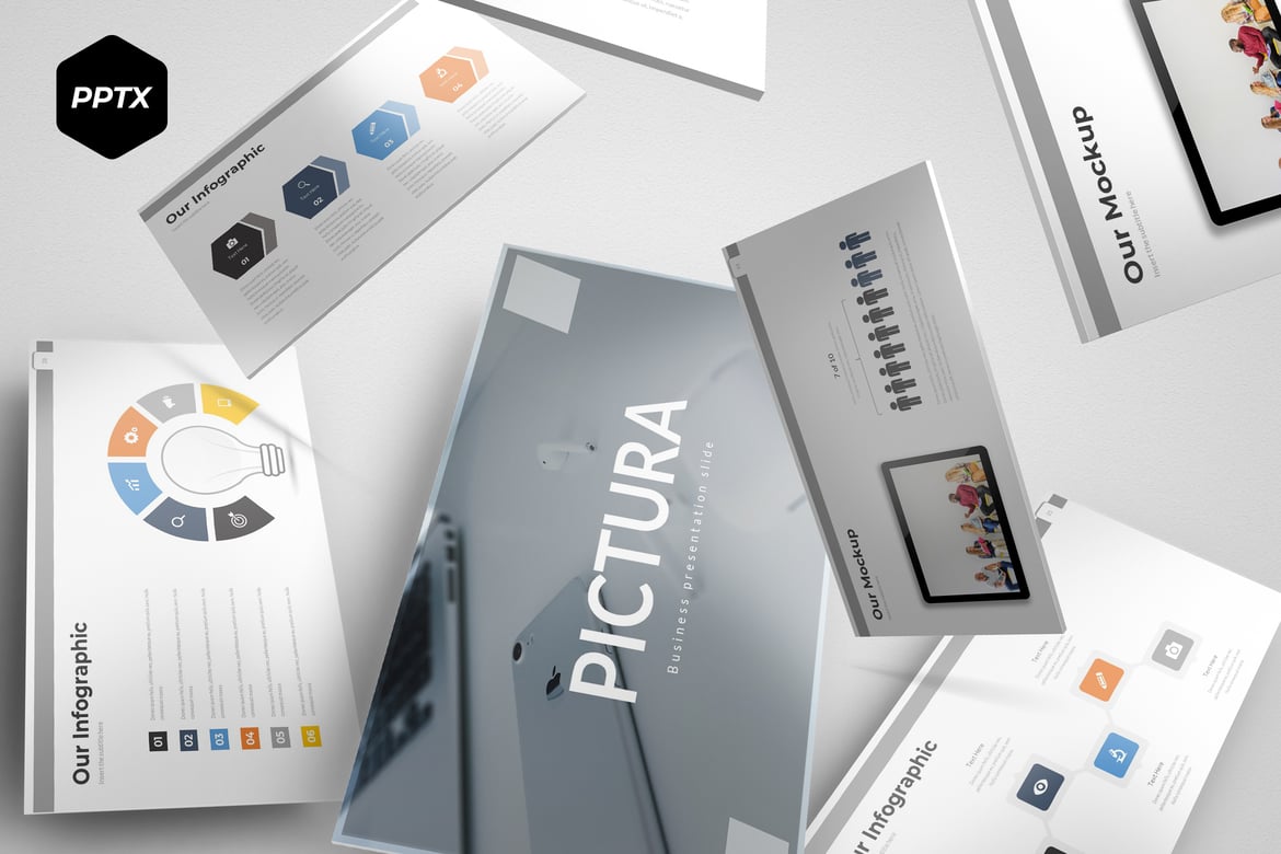 Template PowerPoint Pictura - Solusi Kreatif untuk Presentasi Anda