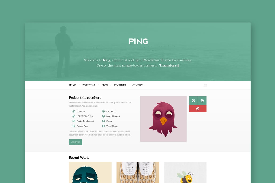 Ping - Template Web HTML Responsif yang Minimalis dan Modern
