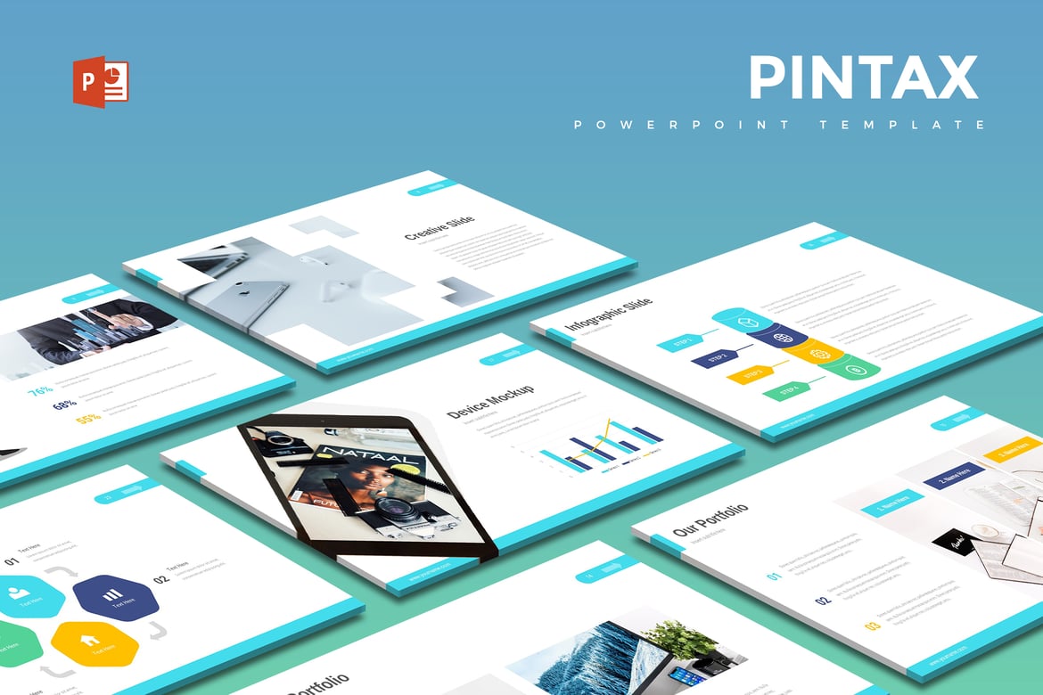 Template PowerPoint Pintax - Solusi Presentasi Profesional