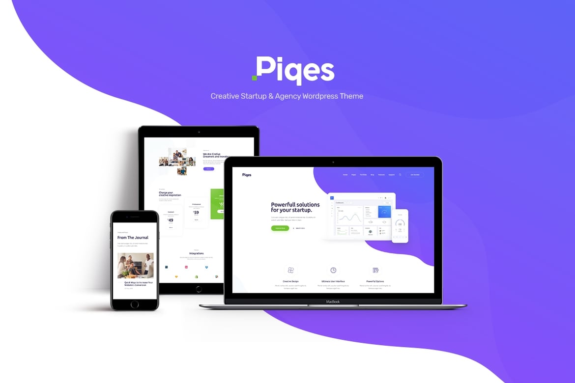Piqes: Tema WordPress Modern untuk Studio Web dan Agensi Kreatif
