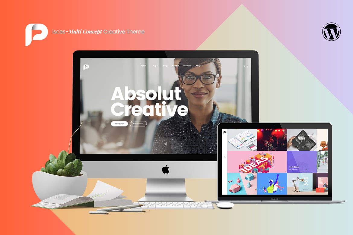 Pisces - Tema Kreatif Multi Konsep untuk WordPress