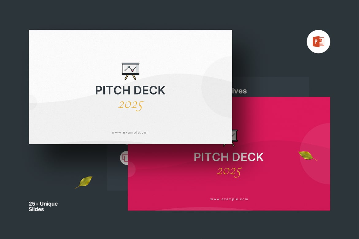 Template Presentasi PowerPoint Pitch Deck 2025 yang Modern dan Profesional
