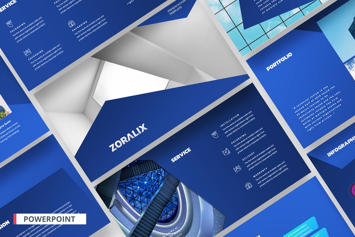 Template PowerPoint Pitch Deck Profesional untuk Presentasi Korporat