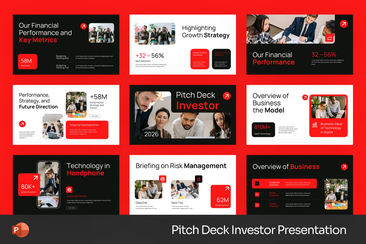 Template PowerPoint Pitch Deck Investor yang Profesional dan Menarik