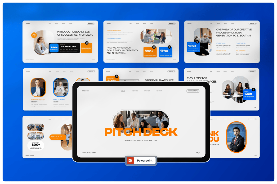 Template Presentasi PowerPoint Minimalis yang Modern