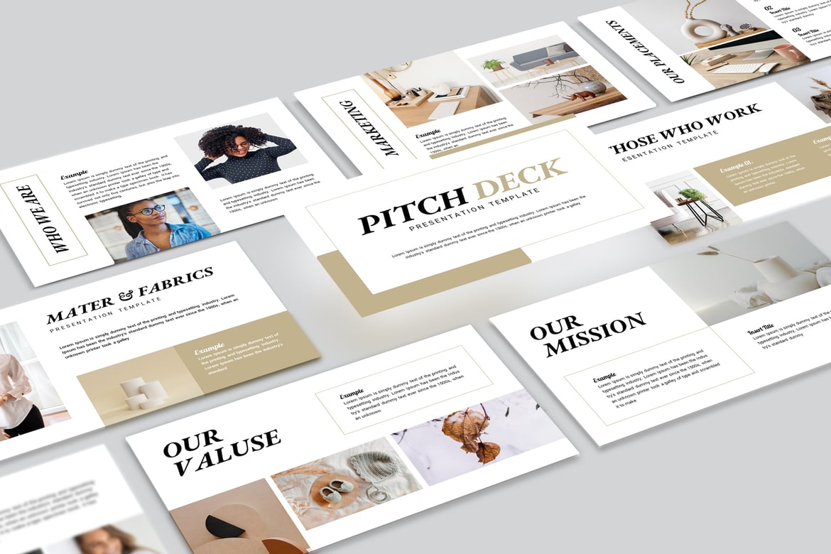Template Presentasi PowerPoint Pitch Deck yang Modern dan Menarik