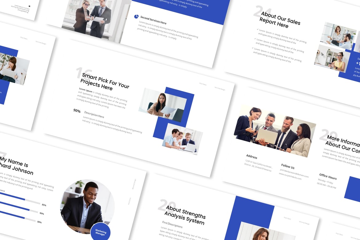 Template Presentasi PowerPoint Pitch Deck yang Menarik dan Profesional