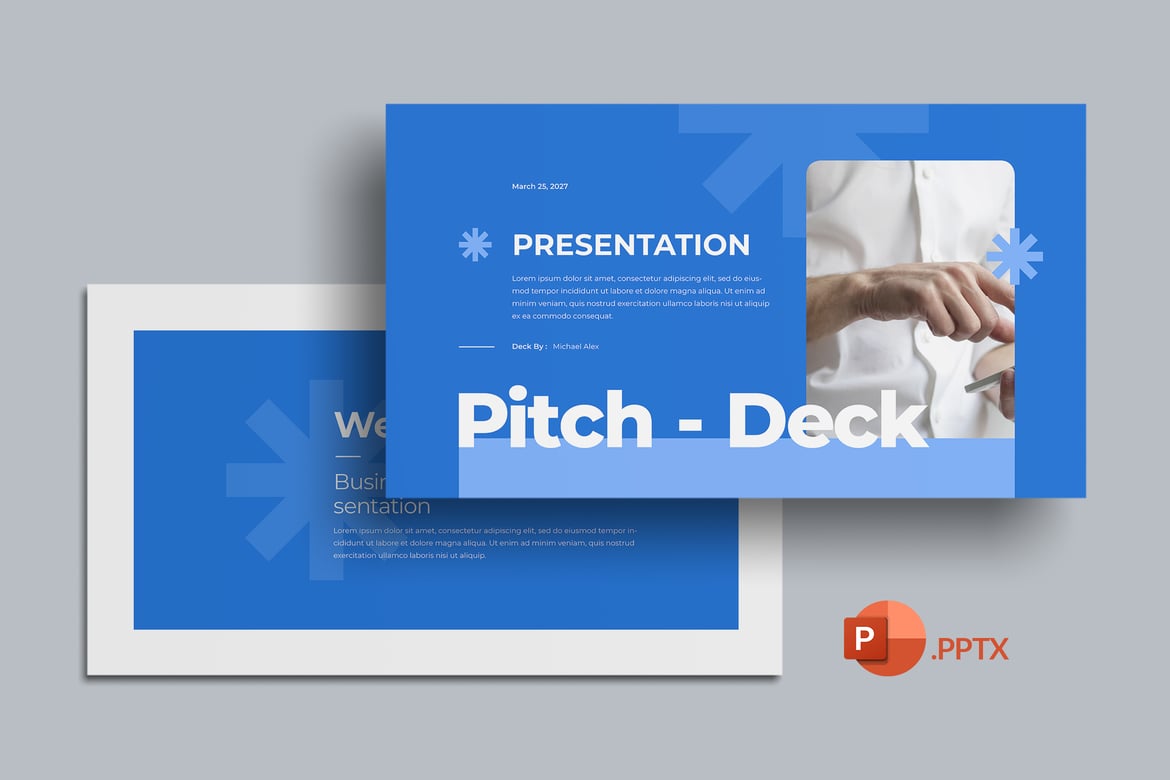 Template Presentasi PowerPoint Pitch Deck yang Menarik