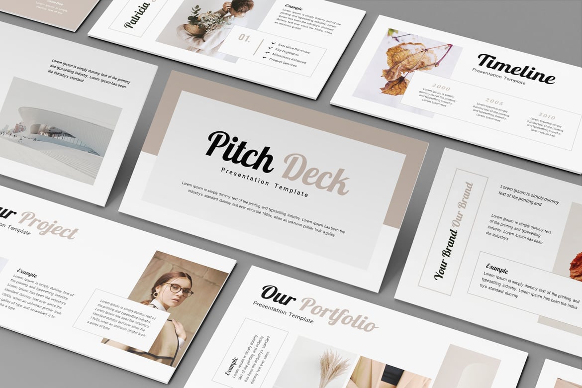 Template Presentasi PowerPoint Pitch Deck yang Menarik dan Modern