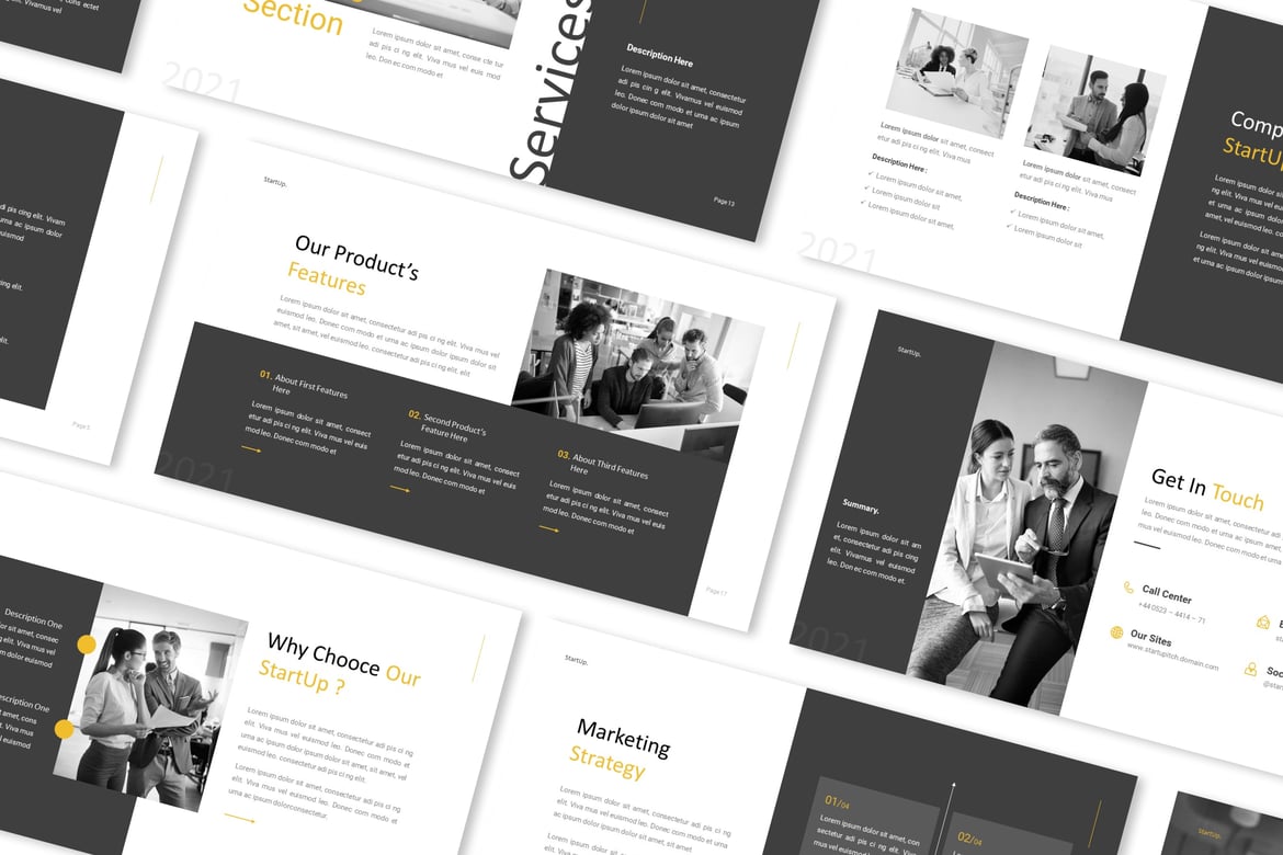 Template Presentasi PowerPoint Pitch Deck yang Menarik untuk Bisnis Anda