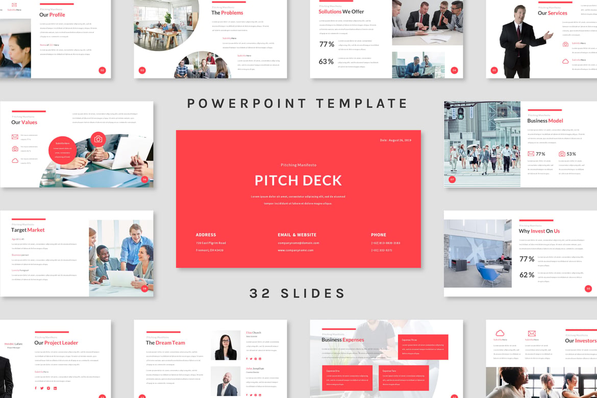 Template Presentasi PowerPoint Menawan untuk Pitch Deck Anda