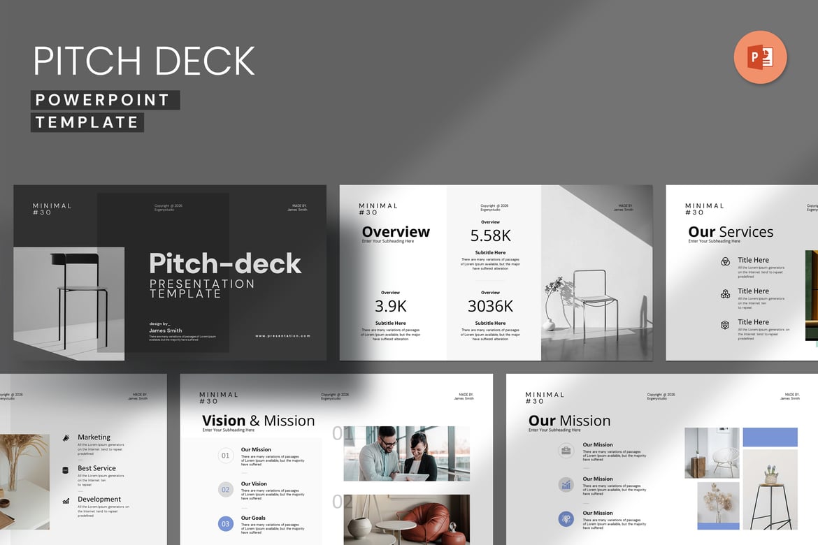 Template PowerPoint Deck Presentasi yang Menarik dan Profesional