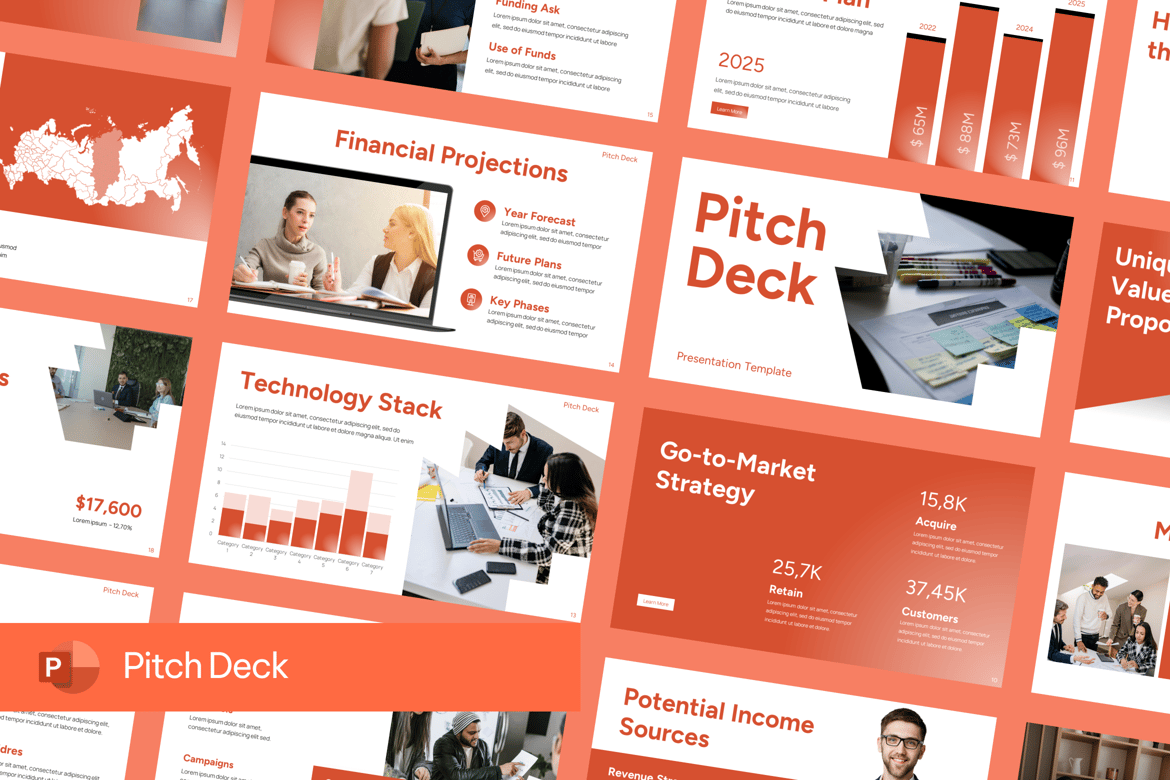 Template Presentasi Pitch Deck yang Profesional dan Menarik