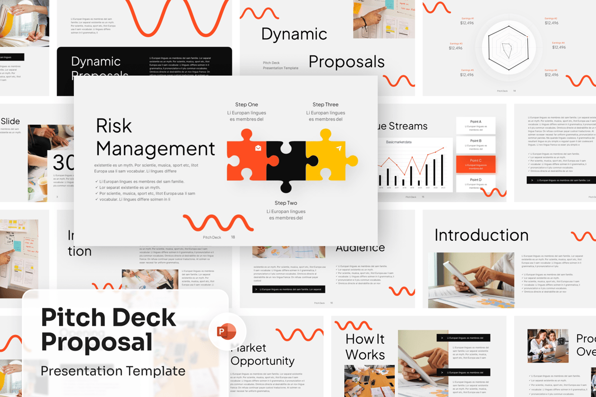 Template Presentasi Pitch Deck Pro yang Mengesankan