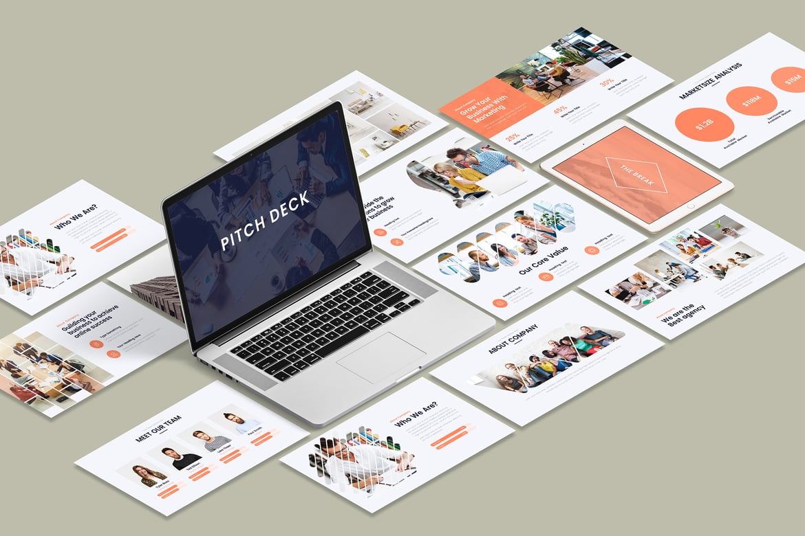 Template Presentasi PowerPoint Elegan dan Sederhana untuk Bisnis