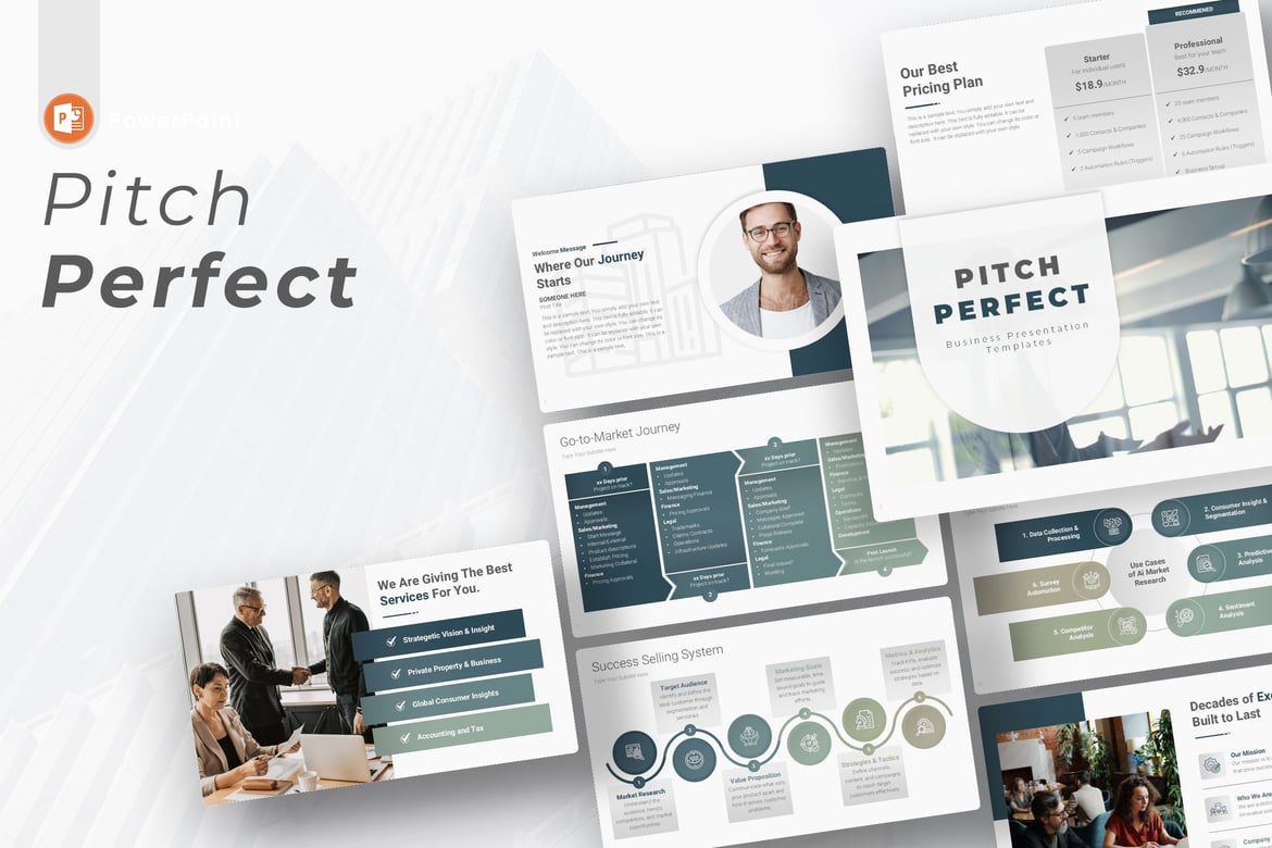 Template PowerPoint Presentasi Sempurna untuk Bisnis Anda