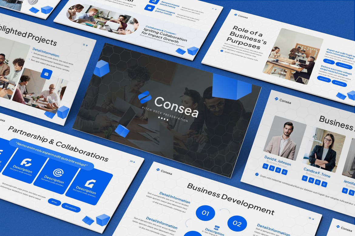 Template Presentasi PowerPoint Pitch Deck Profesional untuk Bisnis Anda
