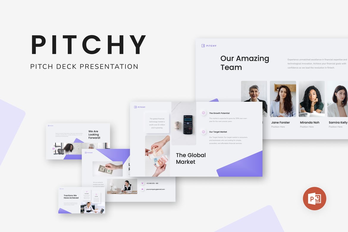Pitchy - Template Presentasi PowerPoint yang Menarik