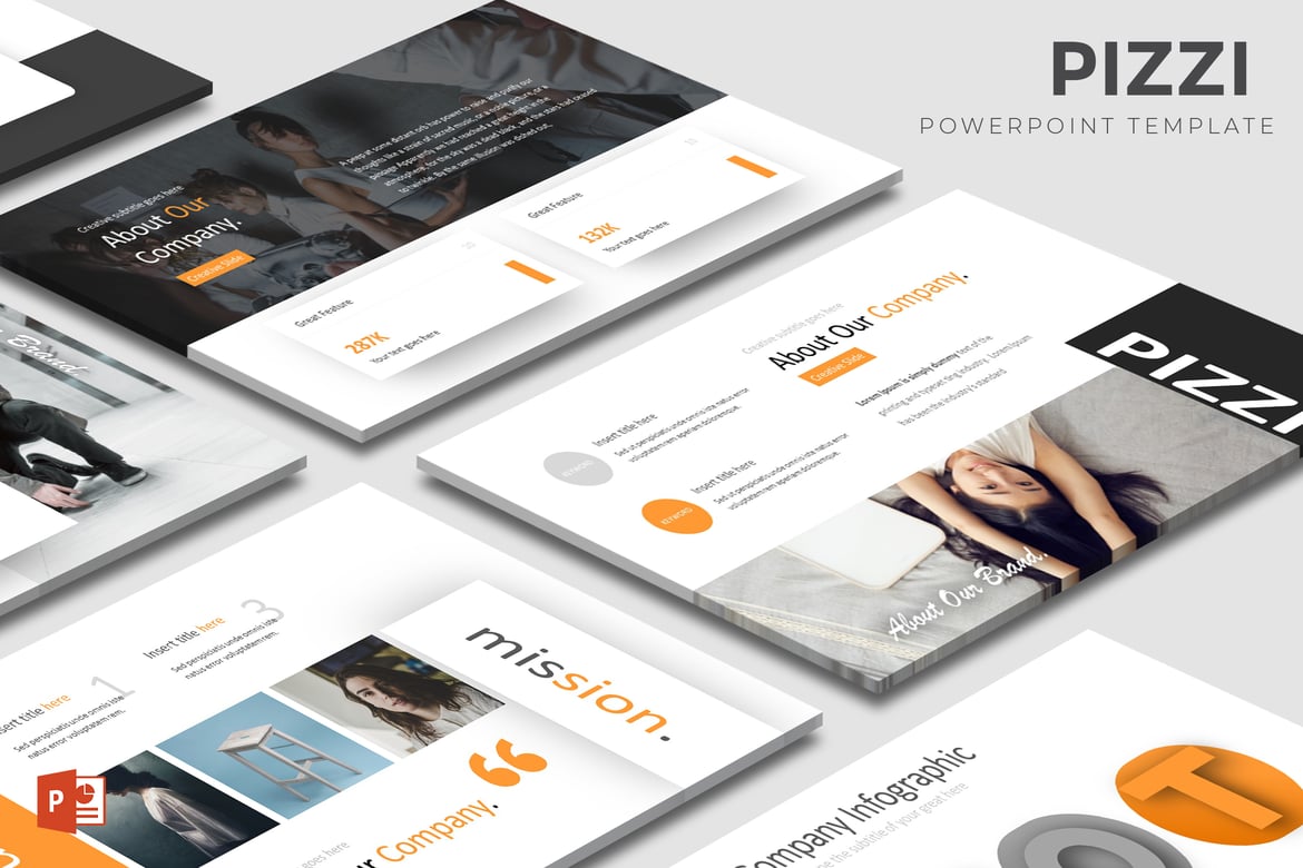 Pizzi - Template PowerPoint Multifungsi yang Menarik