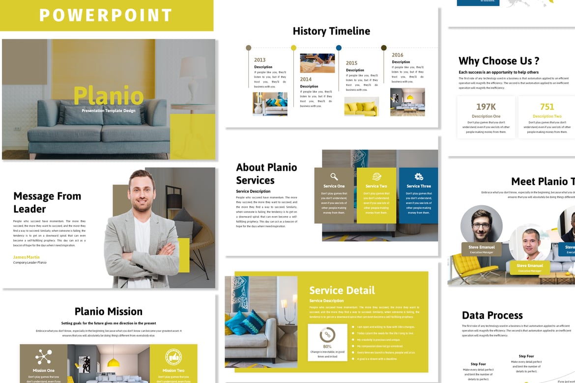 Planio - Template Powerpoint Profesional untuk Bisnis Anda