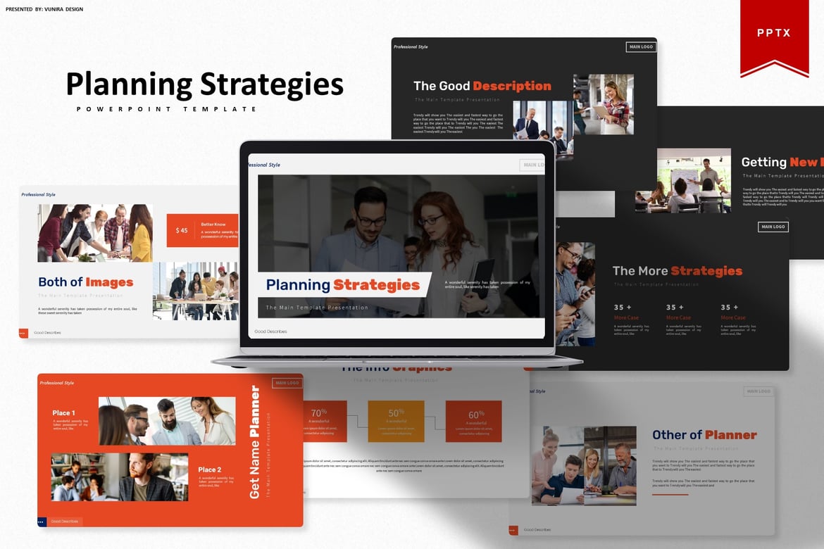 Template Presentasi Strategi Perencanaan | PowerPoint yang Menarik